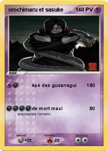 Pokemon orochimaru et sasuke