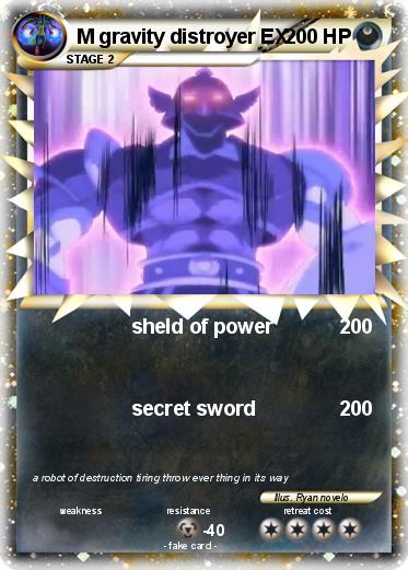 Pokemon M gravity distroyer EX