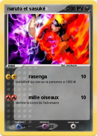 Pokemon naruto et sasuké