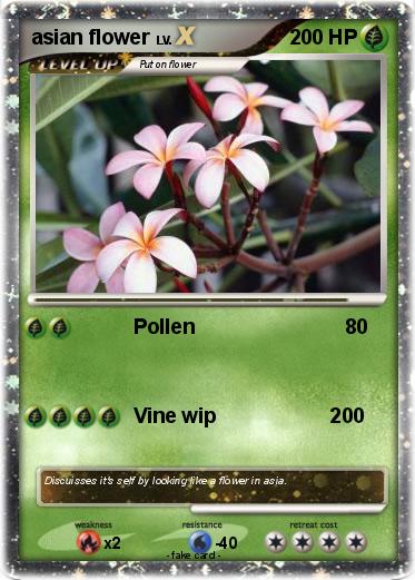 Pokemon asian flower
