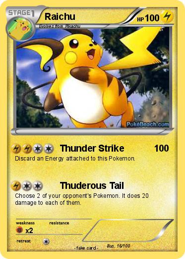 Pokemon Raichu