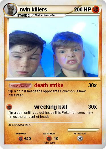Pokemon twin killers