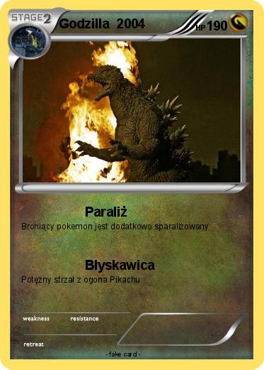 Pokemon Godzilla  2004