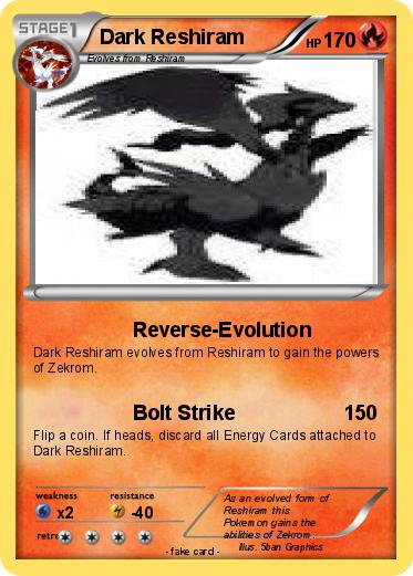 Pokemon Dark Reshiram