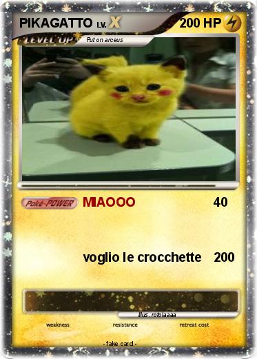 Pokemon PIKAGATTO