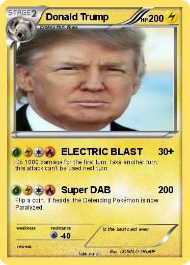 Pokemon Donald Trump