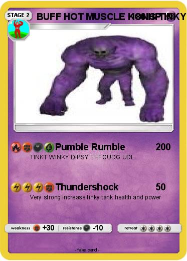 Pokemon BUFF HOT MUSCLE KONG TINKY