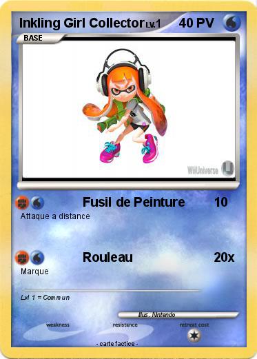 Pokemon Inkling Girl Collector