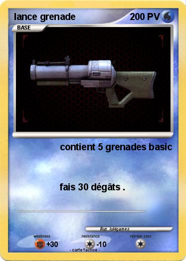 Pokemon lance grenade