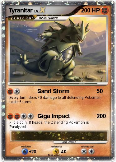 Pokemon Tyranitar