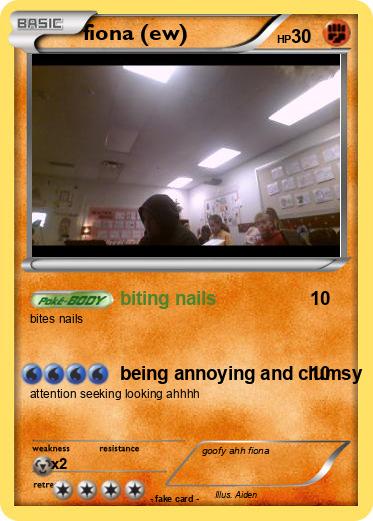 Pokemon fiona (ew)