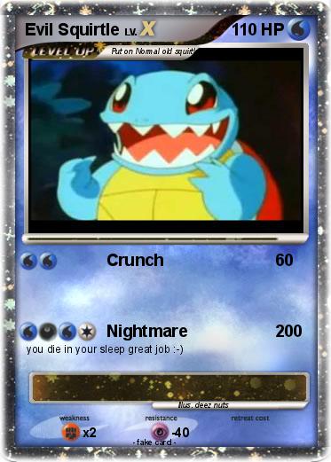 Pokemon Evil Squirtle