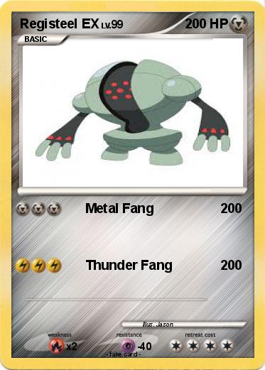 Pokemon Registeel EX