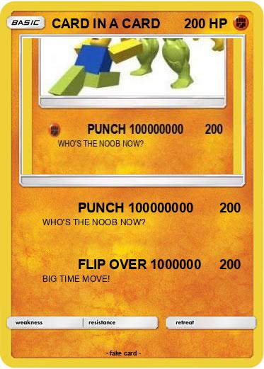 Pokemon CARD IN A CARD