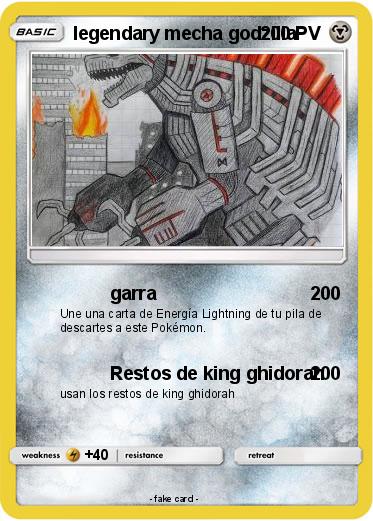 Pokemon legendary mecha godzilla