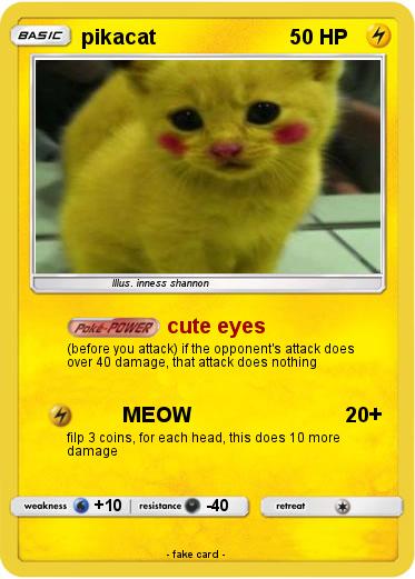 Pokemon pikacat