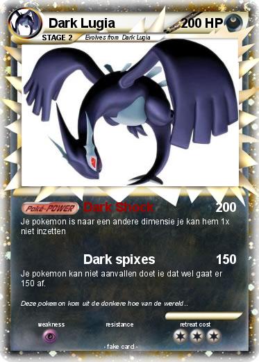 Pokemon Dark Lugia