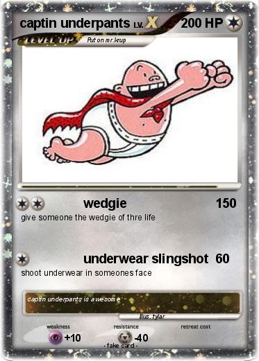 Pokemon captin underpants