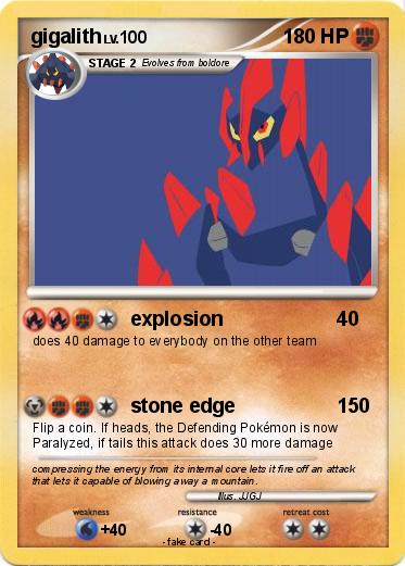 Pokemon gigalith