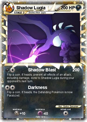 Pokemon Shadow Lugia