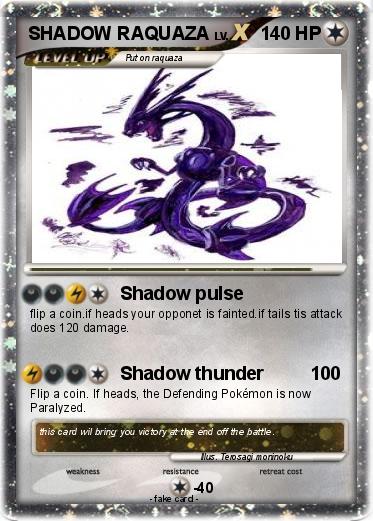 Pokemon SHADOW RAQUAZA