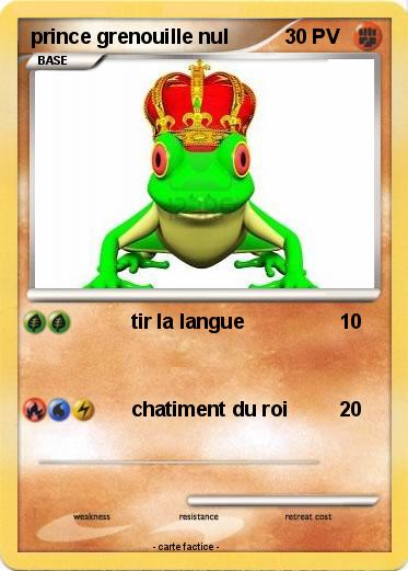 Pokemon prince grenouille nul