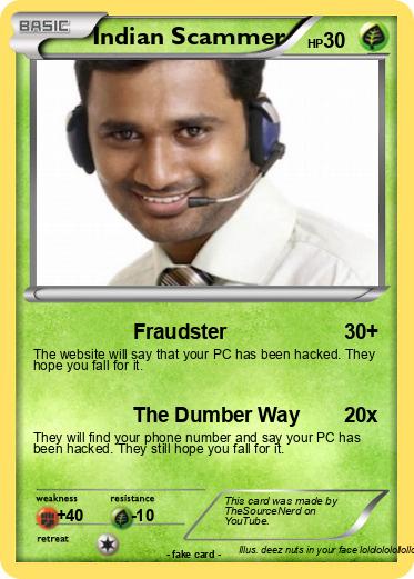 Pokemon Indian Scammer