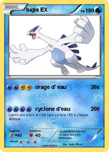 Pokemon lugia EX