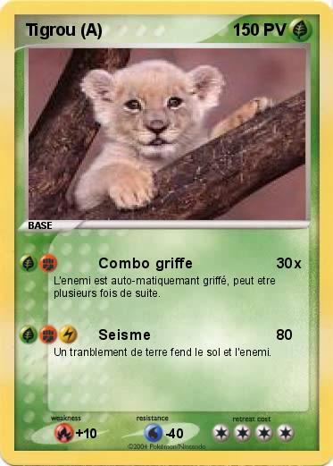 Pokemon Tigrou (A)