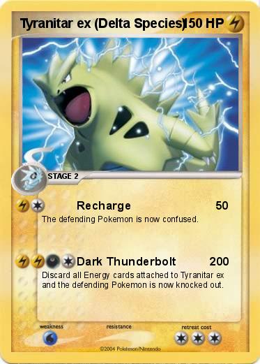 Pokemon Tyranitar ex (Delta Species)