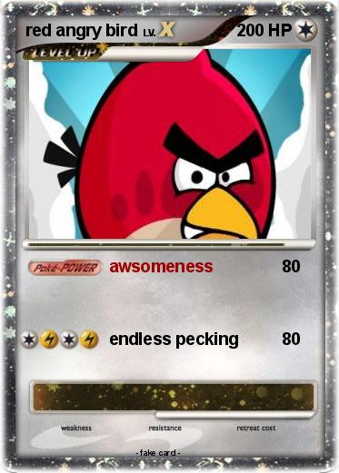 Pokemon red angry bird