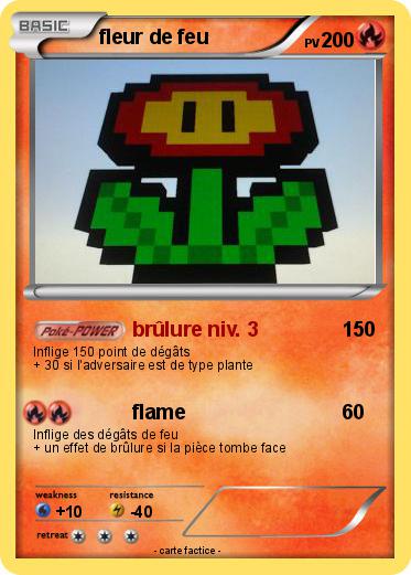 Pokemon fleur de feu