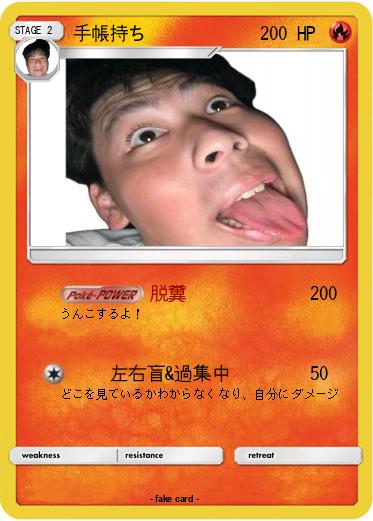 Pokemon 手帳持ち
