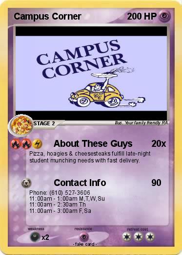 Pokemon Campus Corner