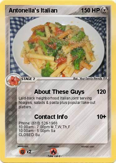 Pokemon Antonella's Italian