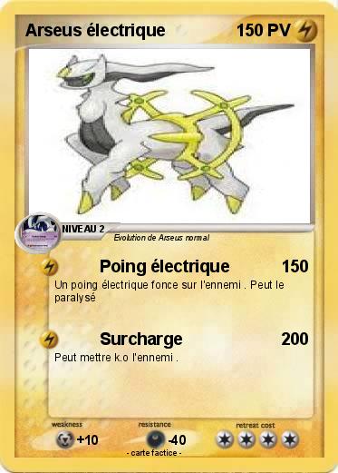Pokemon Arseus électrique