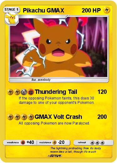 Pokemon Pikachu GMAX