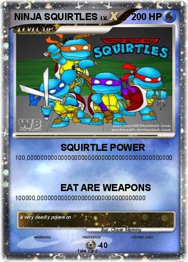 Pokemon NINJA SQUIRTLES