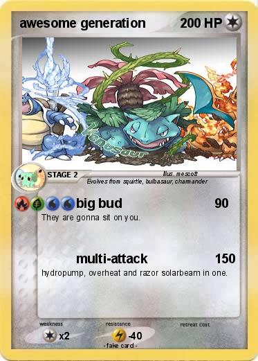 Pokemon awesome generation