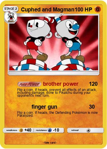 Pokemon Cuphed and Magman