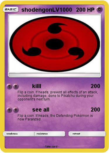 Pokemon shodengonLV1000
