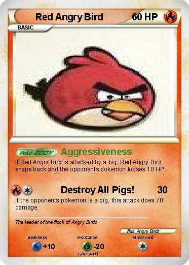 Pokemon Red Angry Bird