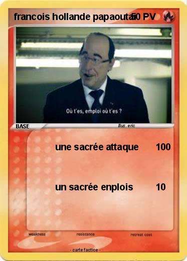 Pokemon francois hollande papaoutai