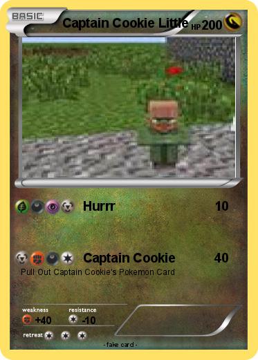 Pokemon Captain Cookie Little