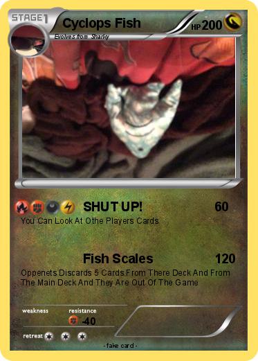 Pokemon Cyclops Fish