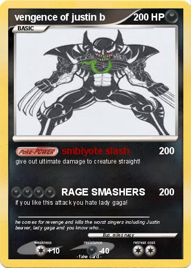 Pokemon vengence of justin b