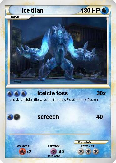 Pokemon ice titan