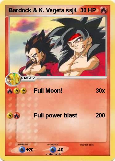 Pokemon Bardock & K. Vegeta ssj4