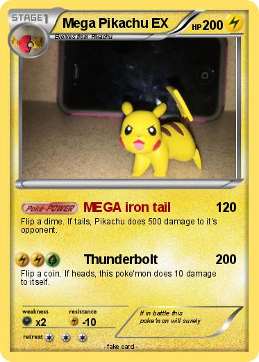 Pokemon Mega Pikachu EX