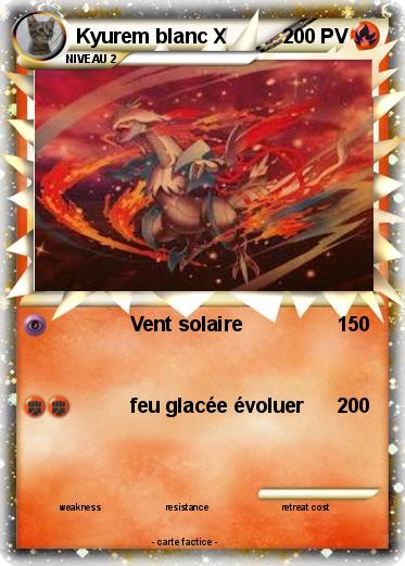 Pokemon Kyurem blanc X